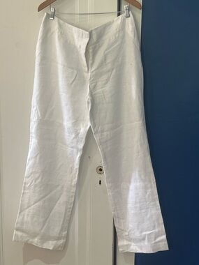 Worthington White Linen pants -